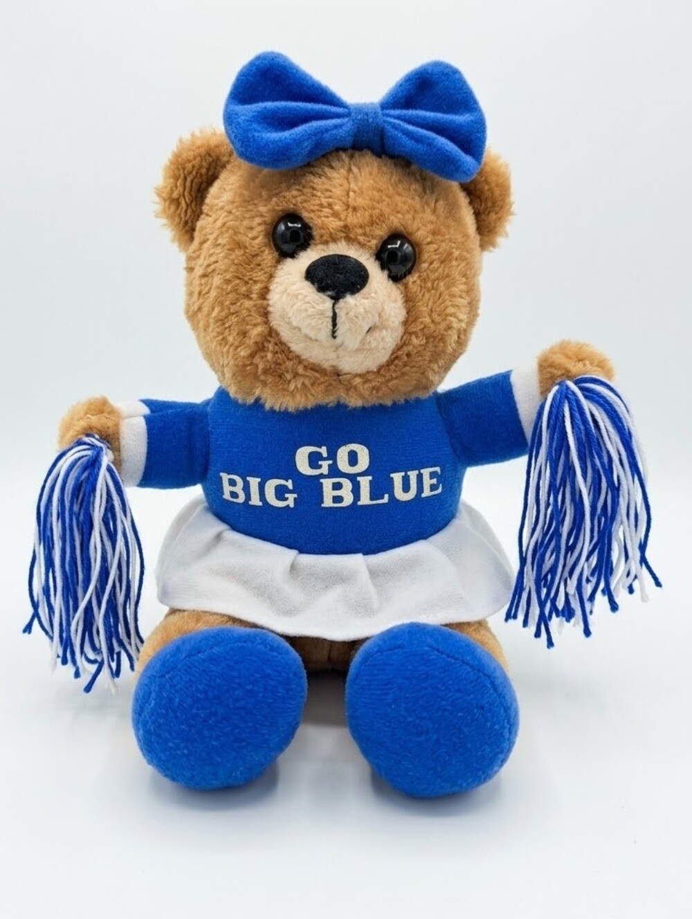 [[Toys]] Vintage KY Wildcats 'Go Big Blue' Cheerleader Plush Bear